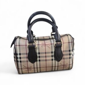 Burberry Beige Checkered Women's Bag